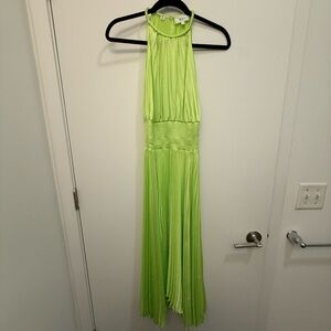 A.L.C. Renzo Pleated Halter Dress